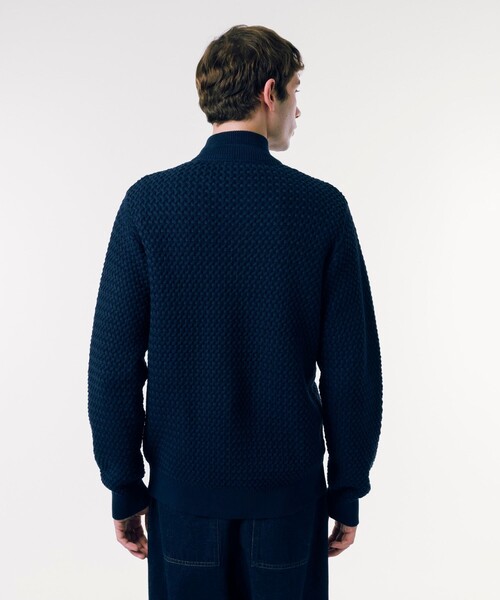 「LACOSTE」 カーディガン 4 ネイビー メンズ_画像6