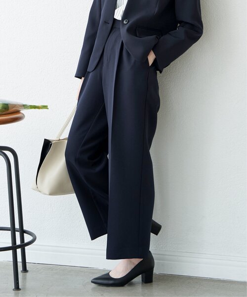 「IKKA LOUNGE」 パンツ L ネイビー レディース_画像2
