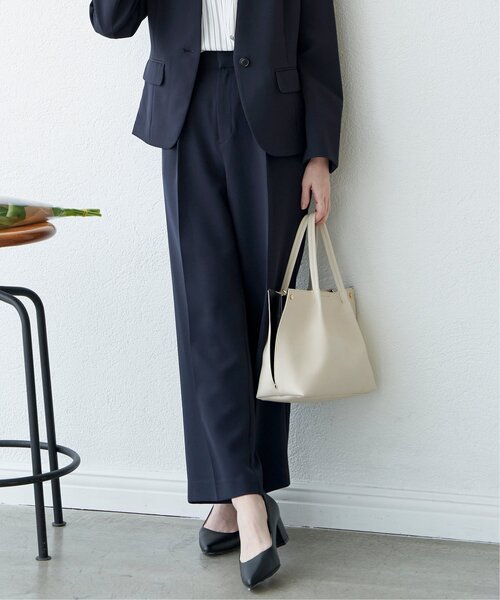 「IKKA LOUNGE」 パンツ L ネイビー レディース_画像4