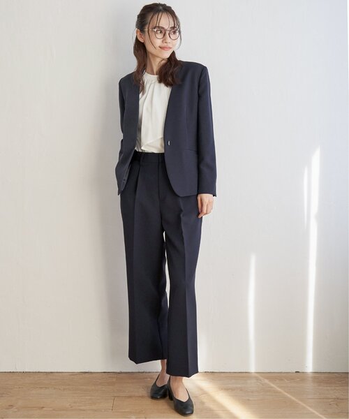 「IKKA LOUNGE」 パンツ L ネイビー レディース_画像9
