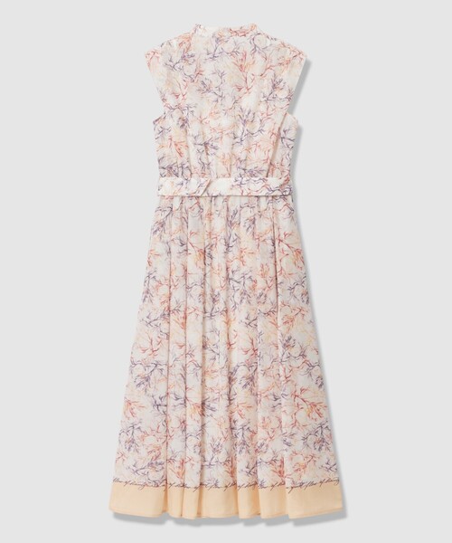 シャツワンピース Coral プリントローンシャツフレア ワンピース_22