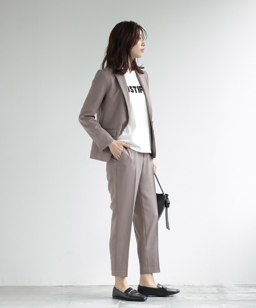 WHITE JOOLA」 パンツスーツ S ベージュ レディース : ZOZOTOWN Yahoo