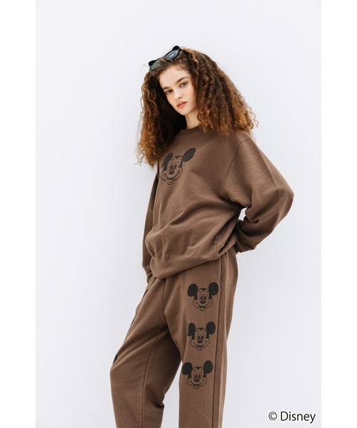 「WCJ」 スウェットパンツ「Disneyコラボ」 M ブラウン レディース_画像4