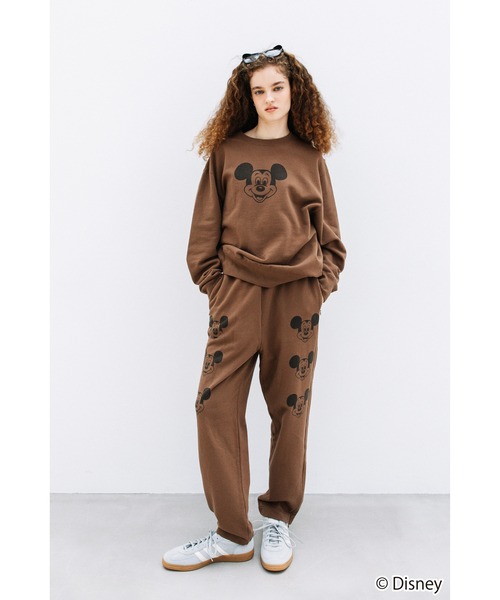 「WCJ」 スウェットパンツ「Disneyコラボ」 M ブラウン レディース_画像5