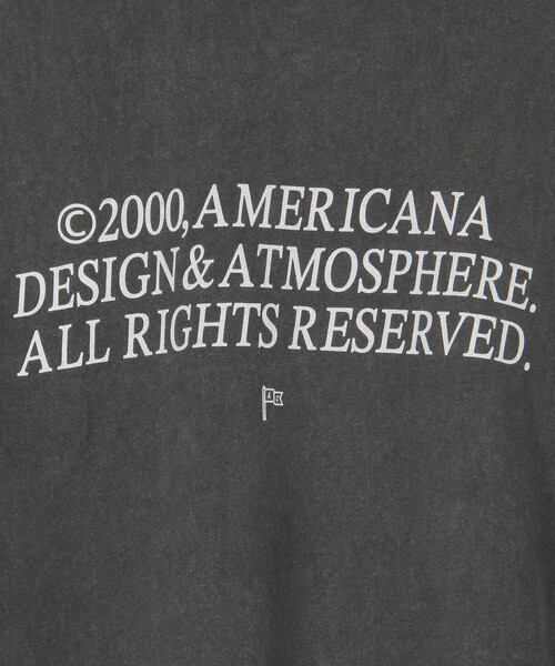 AMERICANA（アメリカーナ） tシャツ 半袖 ビッグシルエット
