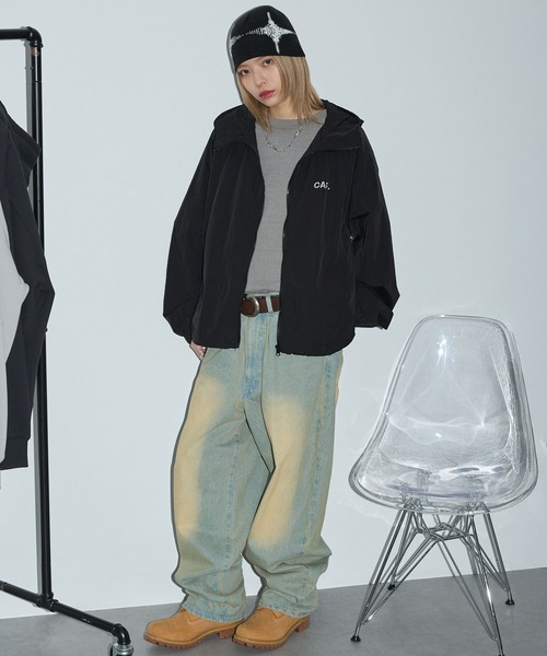 「Anchor Smith」 ブルゾン M チャコールグレー レディース_画像8
