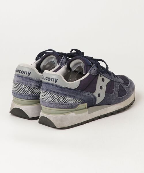 「Saucony」 ローカットスニーカー 39 ネイビー メンズ_画像2
