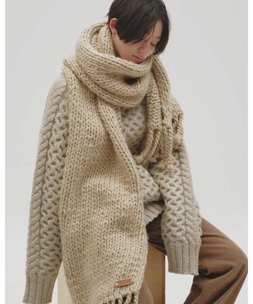 ニット セーター Cable Over Knit レディースの画像