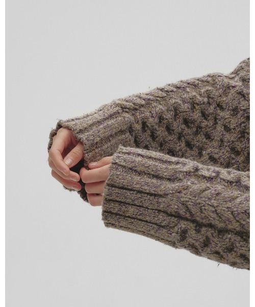 ニット セーター Cable Over Knit レディースの画像