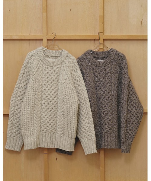 ニット セーター Cable Over Knit レディースの画像