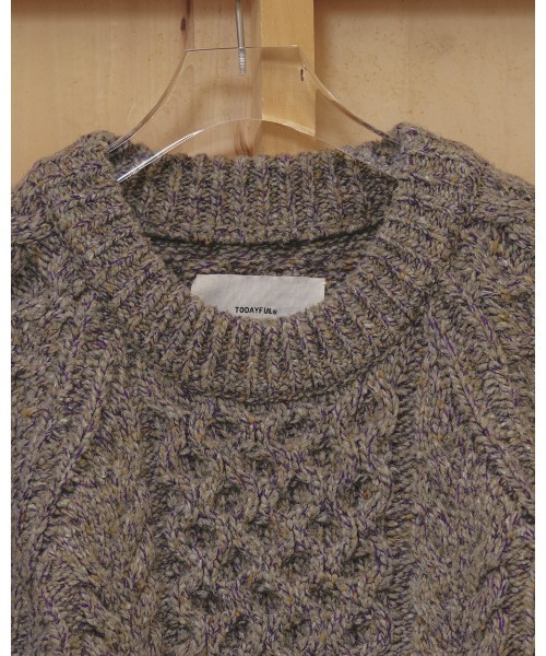 ニット セーター Cable Over Knit レディースの画像