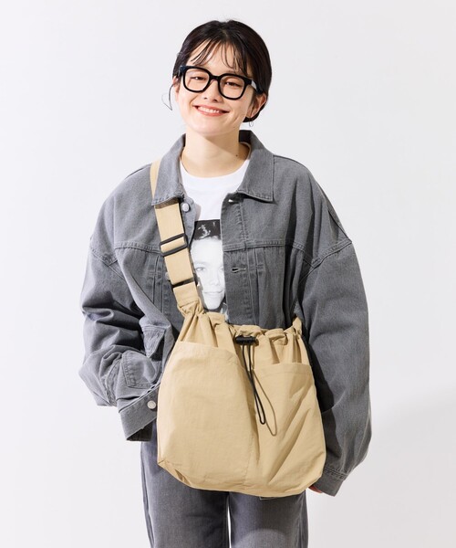 「FREAK'S STORE」 ショルダーバッグ ONE SIZE ブラック レディース_画像4