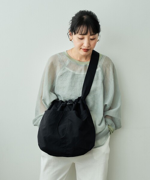 「FREAK'S STORE」 ショルダーバッグ ONE SIZE ブラック レディース_画像8