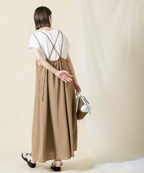 「Gready Brilliant」 キャミソールワンピース 38 ブラック レディース_画像4