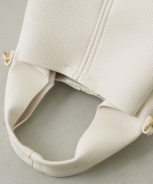 「NEUNA」 2WAYバッグ SMALL ベージュ レディース_画像4