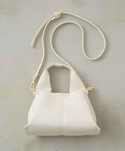「NEUNA」 2WAYバッグ SMALL ベージュ レディース_画像9