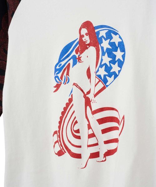 HYSTERIC GLAMOUR（ヒステリックグラマー） tシャツ COBRA 七分袖チビT