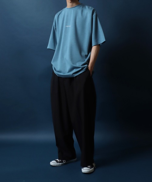 「ANPAS」 「NAIVEMAGIC」半袖Tシャツ L ブルーグリーン メンズ_画像4