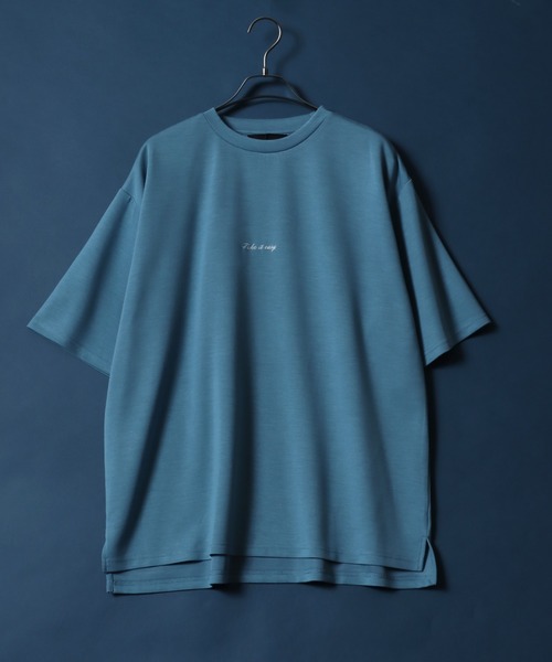 「ANPAS」 「NAIVEMAGIC」半袖Tシャツ L ブルーグリーン メンズ_画像5