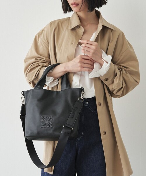 russet（ラシット） トートバッグ 「Souffle TOTE」レザー2WAYトート