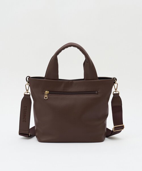 russetラシット日本製ショルダートートバッグ紫デイパックバックパックリュック russet（ラシット） トートバッグ 「Souffle TOTE」レザー2WAYトート