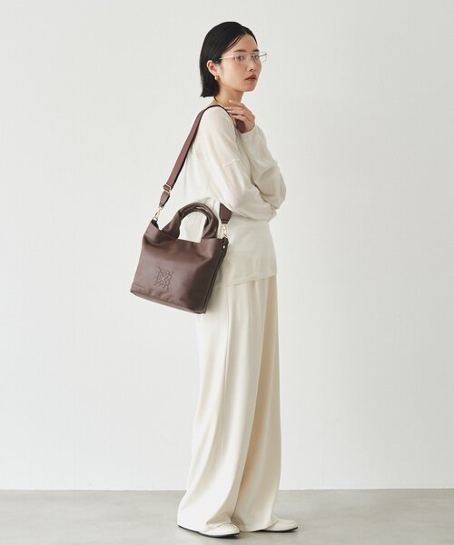 russet（ラシット） トートバッグ 「Souffle TOTE」レザー2WAYトート