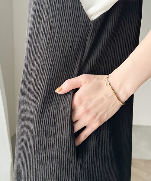 「classicalelf」 オーバーオール LARGE ブラック レディース_画像6