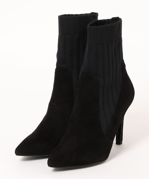 【気質アップ】 THIRTY TWELVE SEVEN ブーツ THIRTY」ストレッチニット 「SEVEN 靴