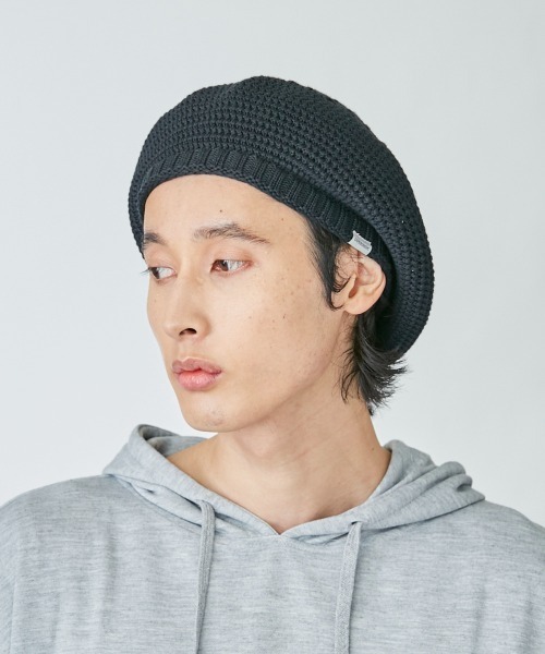 override（オーバーライド） 帽子 OVERRIDE KUFI KNIT BERET OGN 