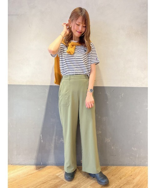 Champion tシャツ 「Champion」ボーダーワンポイントTシャツ