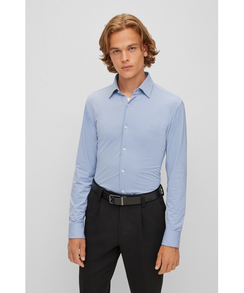 BOSS（HUGO BOSS） シャツ マイクロストラクチャード