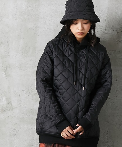 GEVS.（ジェイヴィス） パーカー 「大きいサイズ」 キルティング