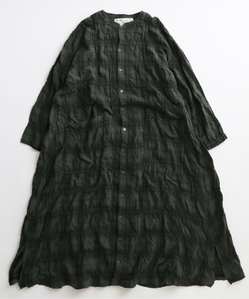ブラウス シャツ HARVESTY/ハーベスティー COTTON/WOOL SHRUNK PLAID ATELIER ROBEコットン/ウールシュリン HARVESTY ブラウス シャツ HARVESTY/ハーベスティー COTTON/WOOL