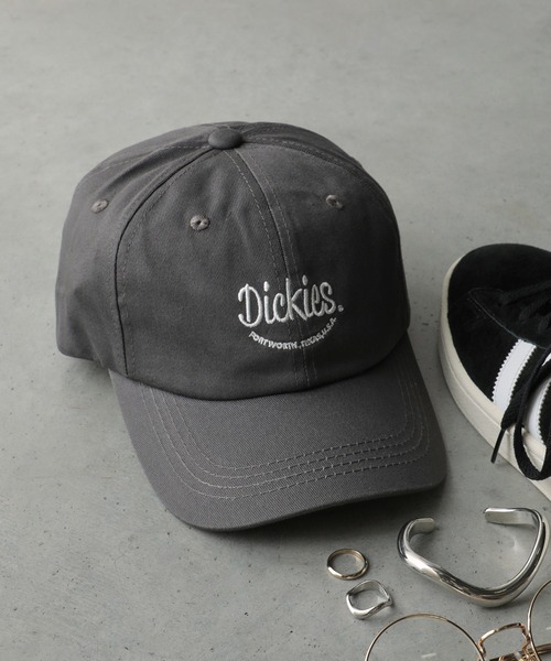 Dロゴ刺繍キャップセット Dickies キャップ 帽子 「Dickies」ロゴ刺繍 LOWキャップ メンズ
