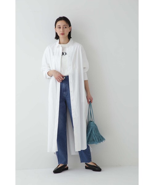 HUMAN WOMAN シャツワンピース human woman｜◇ブロードシャツワンピース | Rakuten Fashion