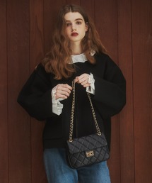 ANGIE ショルダーバッグ バッグ キルティングチェーンバッグ ANGIE ショルダーバッグ バッグ キルティングチェーンバッグ