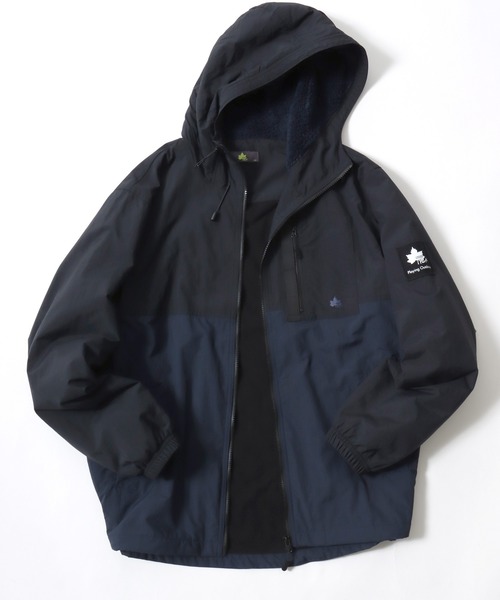 【美品】ステューシー☆ビッグロゴ　裏地総柄　撥水　ナイロン　マウンテンパーカー LOGOS マウンテンパーカー ウインドブレーカー LOGOS/ロゴス