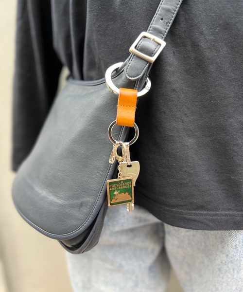【原価ぶっ壊し割引】カーフスキン キーリング Amazon.co.jp: [Puooaa] 5個セット カーキーリング 適用 三菱