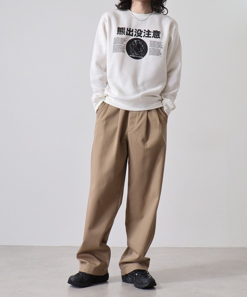 ESSAY スウェット ESSAY NEW WAVE SWEAT Black×Navy - BISHOOL,Edwina Horl,My