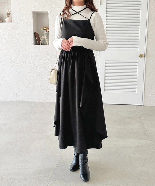apres jour（アプレジュール） ワンピース バッククロスキャミ