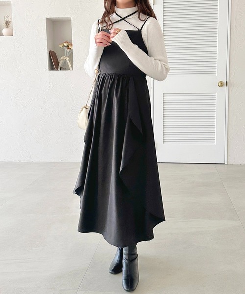 apres jour（アプレジュール） ワンピース バッククロスキャミ