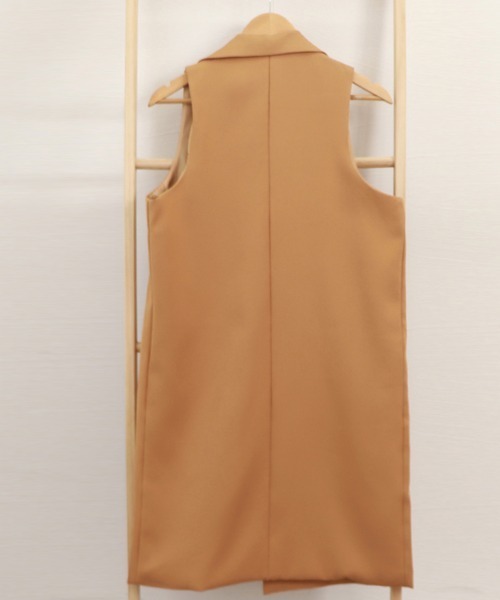 miniministore ベスト ジレ ロングジレ レディース ロングベスト