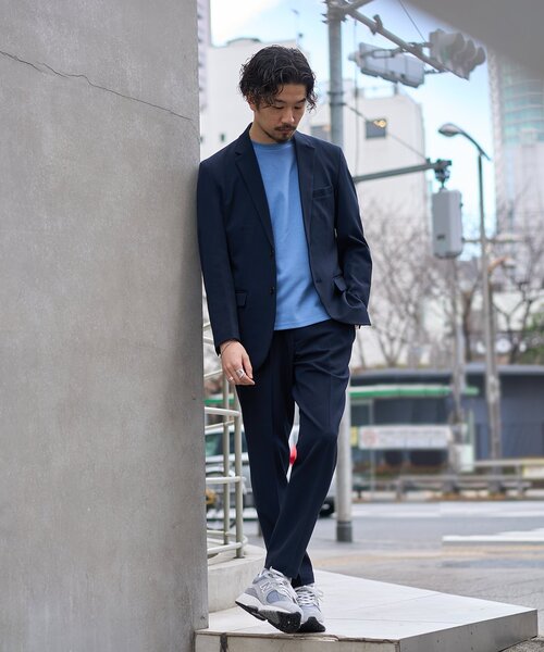 セットアップ 「ジャケット1点+パンツ1点の2点セット」ウールライク 