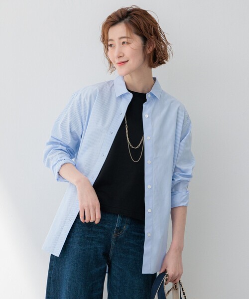 23区 ブラウス シャツ 「Oggi4月号掲載/洗える」CANCLINI
