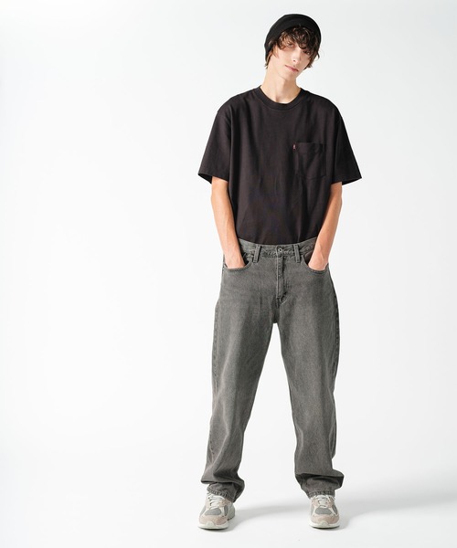 Levi's SilverTab グレー ストレートジーンズ W31 L32 楽天市場】LEVI'S リーバイス シルバータブ SILVERTAB A3421-00