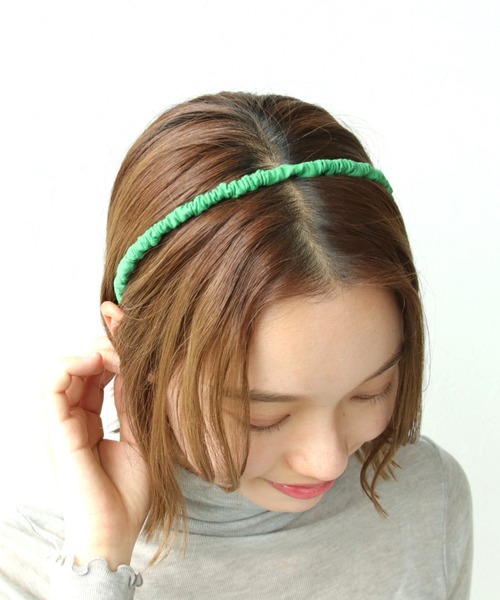 Three Four Time（スリーフォータイム） カチューシャ カラーギャザー