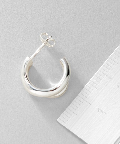 COCOSHNIK（ココシュニック） ピアス シルバー スモールフープ