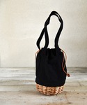 かごバッグ カゴバッグ 1-3C14 柳×キャ...の詳細画像1