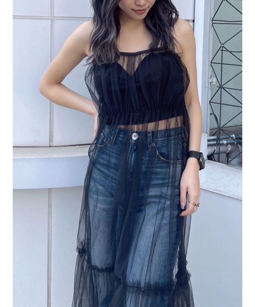 GYDA ワンピース SHEERキャミワンピース : ZOZOTOWN Yahoo!店