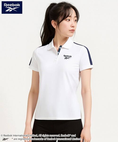 Reebok ストライプ柄 ポロシャツ Reebok ポロシャツ ポロ 「別注」WEB限定 リーボック ブランド
